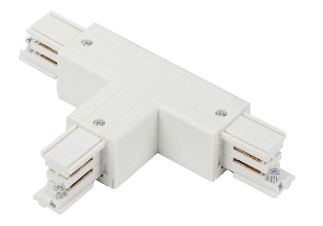 Муфта Т-образная универс. лев. RS 3C TRACK TCLU WH 100х66мм бел. 19131021052