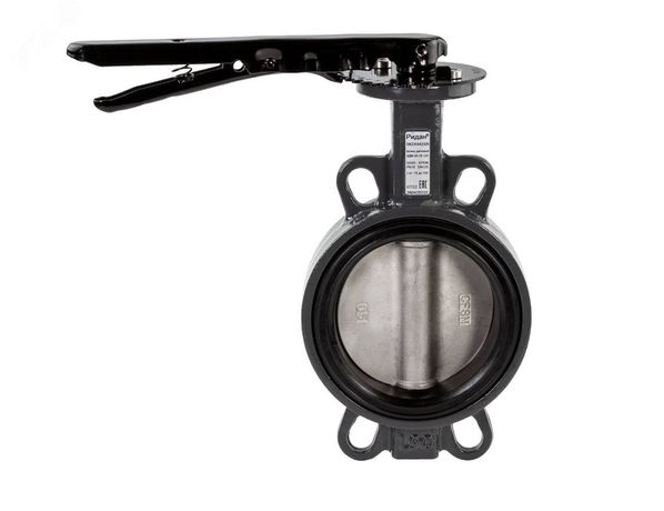 Затвор дисковый поворотный ЗДМ 05.16.40 PN16 DN 40 корпус GG25 диск - нерж. сталь AISI316 уплотнение EPDM 082X4420R Ридан