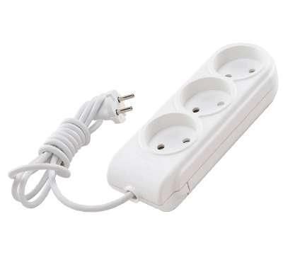 Удлинитель 3х15м без заземл. 10А IP20 защ. шторки Makel N3010091