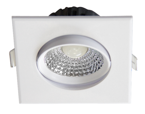 Светильник светодиодный Downlight встраиваемый поворотный PSP-S 9044 7W White 3000K 38° квадр/поворот IP40 белый | .5022812 Jazzway
