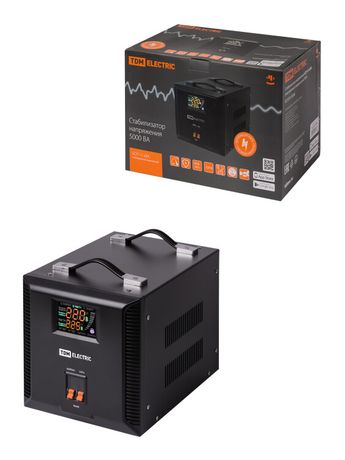 Стабилизатор напряжения БСР1-5,0 кВА электронный переносной | SQ1201-0036 TDM