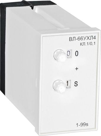 Реле времени ВЛ-66 УХЛ4 24В 1-99мин задержка на вкл. ток контактов исполнит. 4А 1НО+1НЗ и Автоматика A8011-76912240
