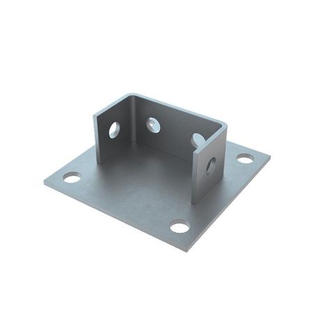 Основание одноканальное для двойного страт-профиля 41х82 мм HD85 - LO55400 КМ-Профиль