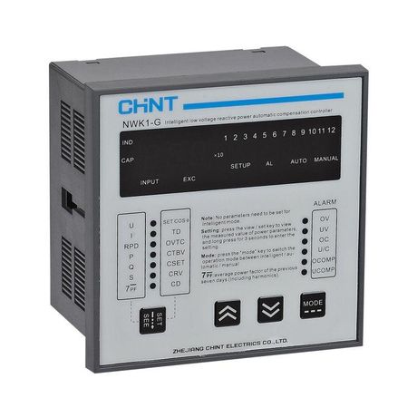 Регулятор реактивной мощности NWK1-GR-16GB с 16-тью контурами RS-485 | 263783 CHINT