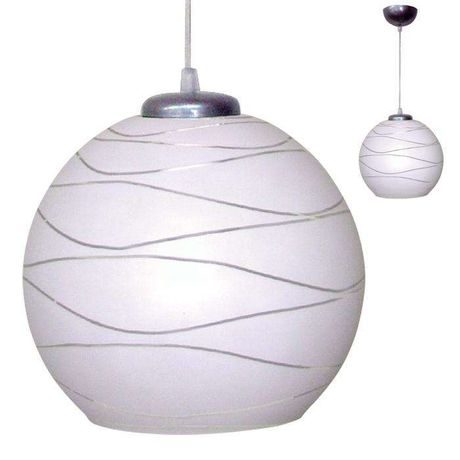 Светильник НСБ 72-60 М50 "Лайн сфера" матов. бел./шнур прозр. (инд. упак.) Элетех 1005251236