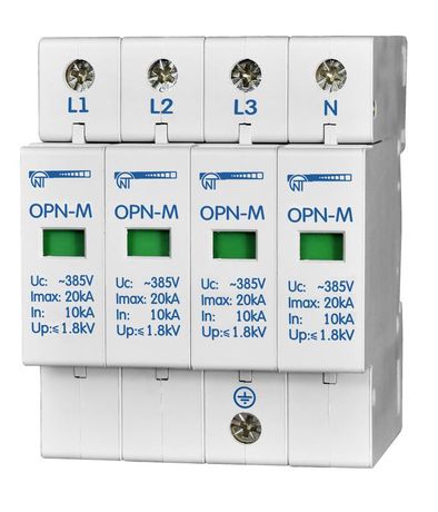 Ограничитель перенапряжения ОПН-М (4S) 10кА 4 модуля 380В In:10кА НовАтек-Электро 567894-10 OPN-M (4S)10kA