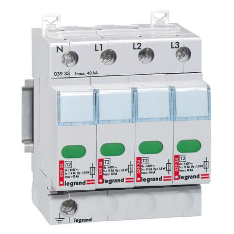 Ограничитель перенапряжения 4п 40кА 400В Leg 003933 Legrand
