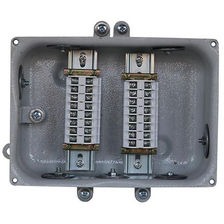 Коробка клеммная КЗНА-16 У2 16 зажимов IP54 (заглушка резиновая "пирамидка") Электротехник ET006949