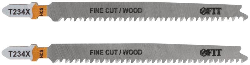 Полотно по дереву HCS шлифованные под свободным углом зубья 116/91мм переменный шаг (T234X) (уп.2шт) FIT 40904 РОС