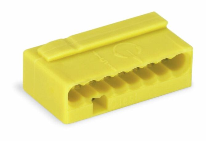 Микросоединитель EIB 8-проводной желтый - 243-508 Wago