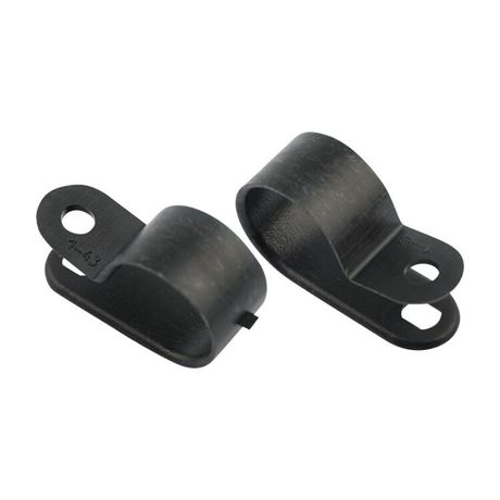 Кабельная скоба под винт 16 мм, черная, упаковка 50 шт. | 07-4416-1 REXANT MEET