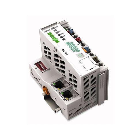 Каплер полевой шины PROFINET IO 2-портовый/100 Мбит/с /дискретные и аналоговые сигналы/конфигурируемый WAGO 750-375