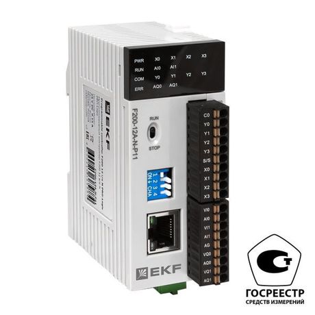 Контроллер программируемый F200 12 в/в N PRO-Logic (с поверкой) | F200-12A-N-P11-V EKF