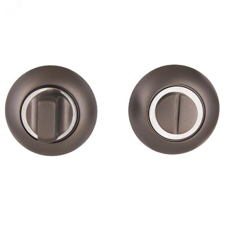 АЛЛЮР АРТ BK-R1 MBN (3142) графит - 11199 Завертка-фиксатор сантехническая для защелок замков задвижек к ручкам ПТК