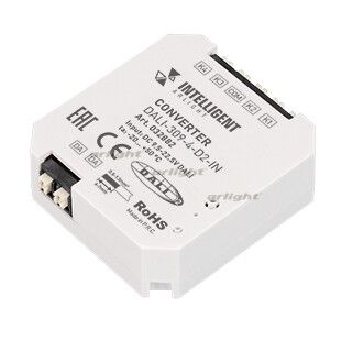 Конвертер DALI-309-4-D2-IN DALI-BUS Free purpose INTELLIGENT Пластик - 032882 Arlight