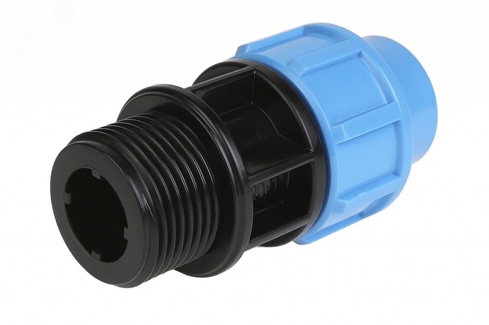 Муфта комбинированная 40х11/4' П для труб ПНД - 9147 ДЖИЛЕКС