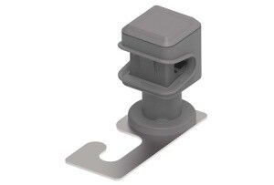 Держатель скоба на кровлю, пластик, 294042 | МД-042-П Ostec