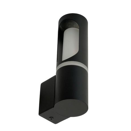 Светильник для наружного освещения DH1101 15W, 230V, GU10 60*200мм, черный (на стену вверх) | 51233 FERON