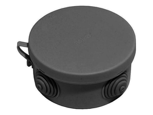 Коробка распределительная (черная) 85х40 IP 55 | КР2602-08 HEGEL