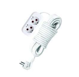 Удлинитель 2х10м с заземл. 10А IP20 У10-553 ПВС 3х1 UNIVersal 553-10 Союз