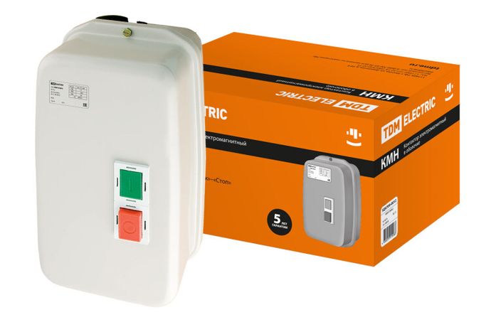Контактор КМН34062 40А в оболочке Ue=380В/АС3 IP54 | SQ0709-0012 TDM