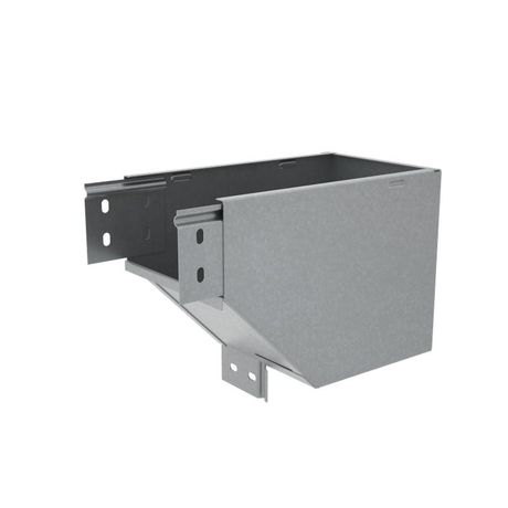 Угол вертикальный внешний L 100х150 мм с разворотом трассы на 90 град "ПЛЮС" | VLPDplus90-100-150-L КМ-профиль PL2214