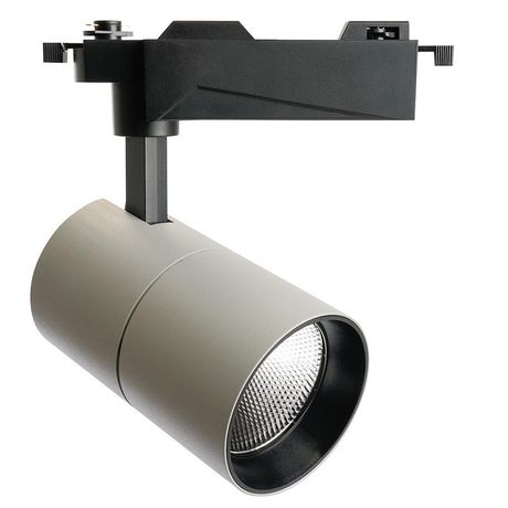Светильник светодиодный трековый на шинопровод ДПО-30w 6400К 2700Лм серый - 51852 FERON