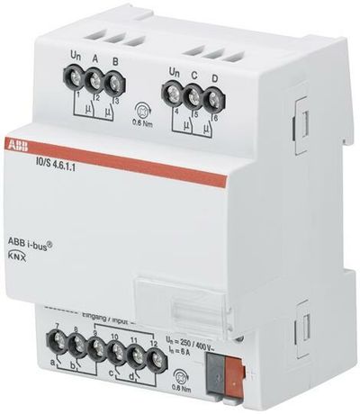 Модуль входа/выхода 4-х канальный MDRC IO/S 4.6.1.1 - 2CDG110168R0011 ABB