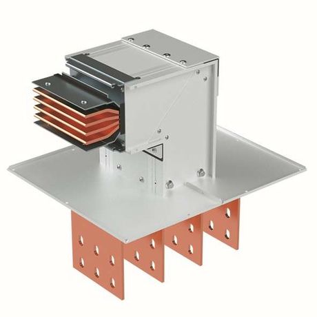 Угол горизонтальный + секция подключения тип 3 Cu 3P+N+Pe+Fe 5000А IP55 - PTC50GHET3AA000 DKC (ДКС)