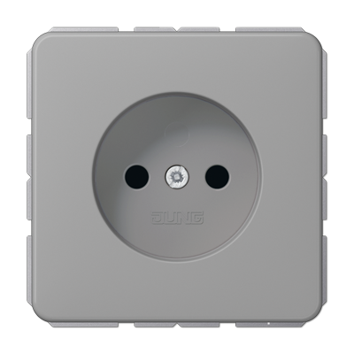 Розетка 10A 250V / 16A 250V~ 2-х полюсная, без заземления| CD511NGR |Jung