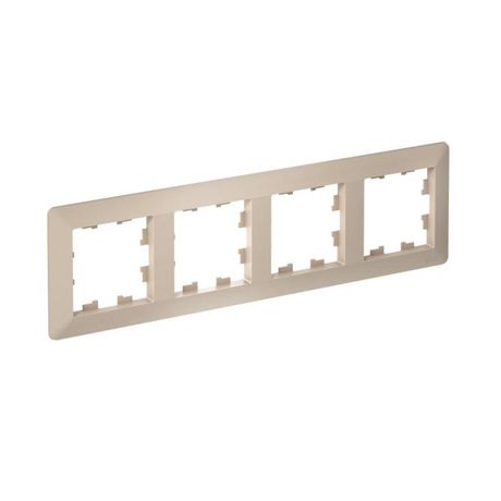 Рамка 4-м AtlasDesign Air песочн./дым. бел. SE ATN221204 APC