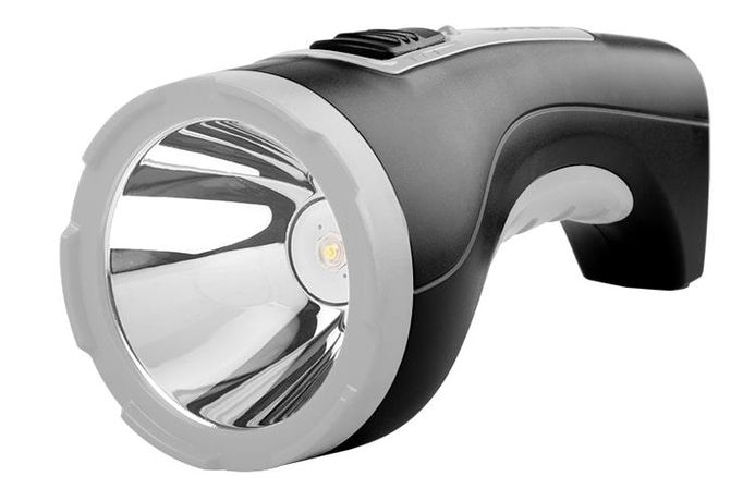 Фонарь аккумуляторный ручной AccuF2-L3W-bk 3Вт SMD 125лм IP20 2 режима: яркий/эконом аккум. 0.9А.ч выдвижная вилка индикатор зарядки ремешок черн. ФАZА 2857132 ФАЗА 2857132;4897062857132