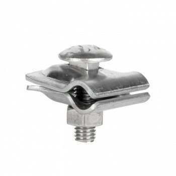 Зажим прута универсальный малый (пластина 30x30мм) NI EKF PROxima | lp-51510-ni