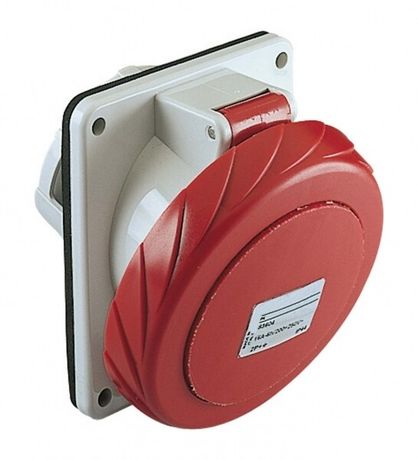 Розетка скрытая угловая 125А 3P+E IP67 380В винтовые зажимы - 81294 APC