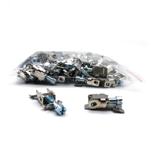 Замок 9мм для ленты хомута нержавеющая сталь (50шт) - Z0MT51 Мир хомутов