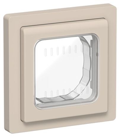 Рамка 1-м СП FLITE Рпро-1-55-ФлЛ IP55 льняной IEK FI-M10-32-55-K88 IEK арт. FI-M10-32-55-K88
