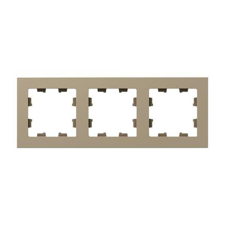 Рамка 3-местная шамп. пластик Эпика EKF - UP1-FPC-03 EKF арт. UP1-FPC-03