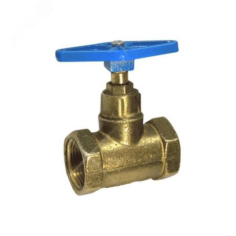 Клапан запорный латунь 15б3р Ду32 Ру16 муфтовый - 107-2682 Цветлит ZW20012