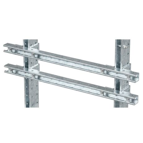 Комплект монтажных профилей на раму для крепления 2 оболочек одного типоразмера с видом защиты Ex d, горячеоцинкованный, длина1000мм | EX-D2FPR10U D ДКС