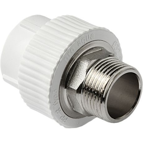 Муфта комбинированная 32 х 1' НР под ключ полипропиленовая PPR белый - PA23518P PRO AQUA