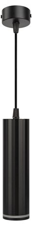 Светильник подвесной (подвес) PL19 BK MR16 GU10 потолочный цилиндр черный | Б0058492 ЭРА