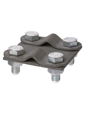 Зажим контрольный 57х57 мм прут-прут Ø6-10 мм, термодиффузия | SQ2401-0045 TDM