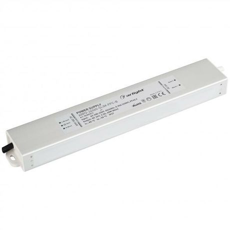 Блок питания ARPV-24060-SLIM-PFC-B (24V, 2.5A, 60W) (Arlight, IP67 Металл, 3 года) | 023553(1) Arlight