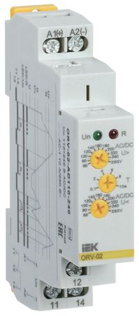 Реле повыш.напряжения ORV. 1ф 110-240 В AC/DC | ORV-02-AD110-240 IEK