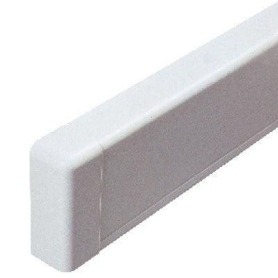 Заглушка для плинтусного короба 100х40 мм белый(розница, 1 шт в пакете) | AIR10045R DKC ДКС