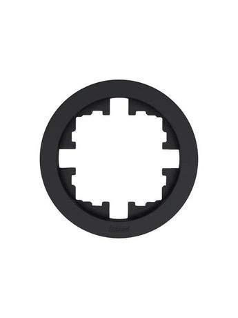 Рамка 1-м OSEN горизонт. круглая черн. бархат LEZARD 744-4200-146