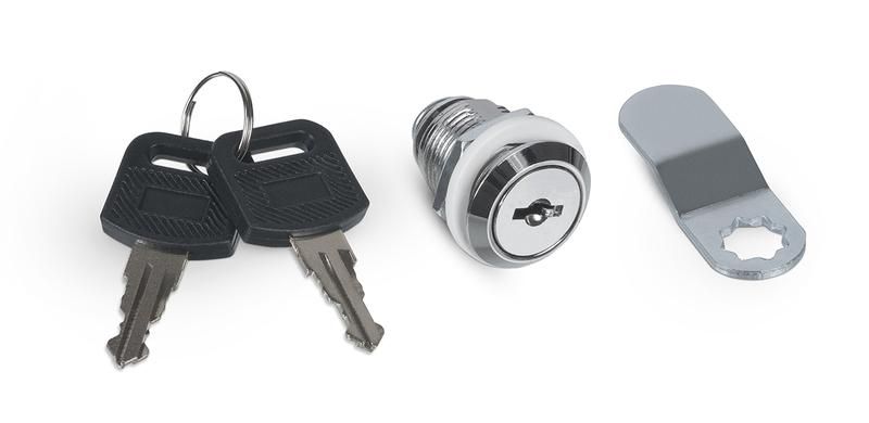 Замок от задней двери и боковых панелей напольных настенных шкафов JC01 SH-05C- ND-05C- SH-05F- Cabeus 9037c