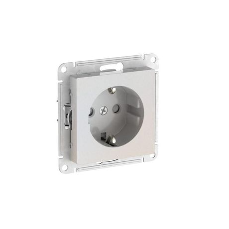 Розетка AtlasDesign 16А с заземл. защ. шторки быстрозажим. клем. механизм жемчуж. SE ATN000445S APC