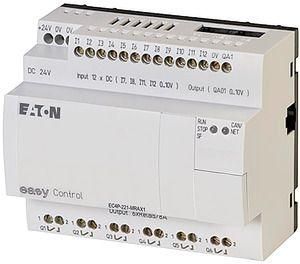 Контроллер компактный 24В DC 12DI (4 AI ) 6DO (R) 1AO CAN EC4P-221-MRAX1 EATON 106398
