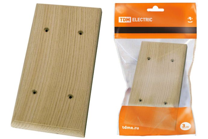 Накладка на бревно деревянная универсальная НБУ 1Пх2 95х195 мм, под покраску | SQ1821-0405 TDM